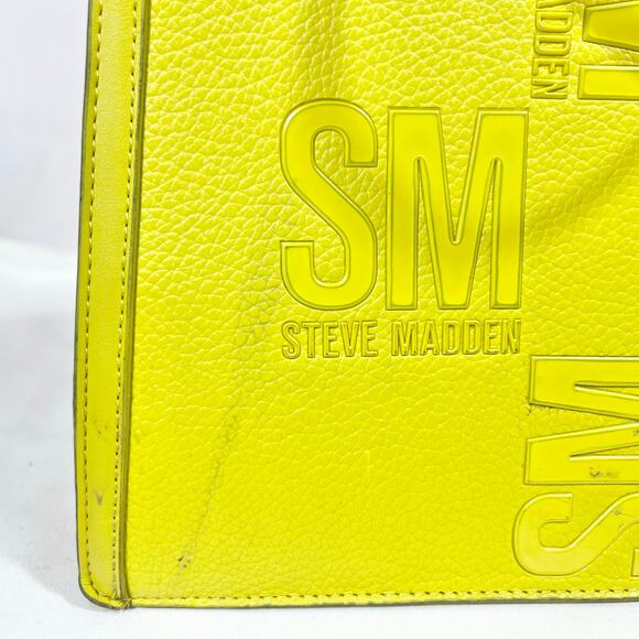 Steve Madden Purse Bag Satchel Bmatteo Top Handle Cress Green Shoulder Strap - Picture 9 of 14